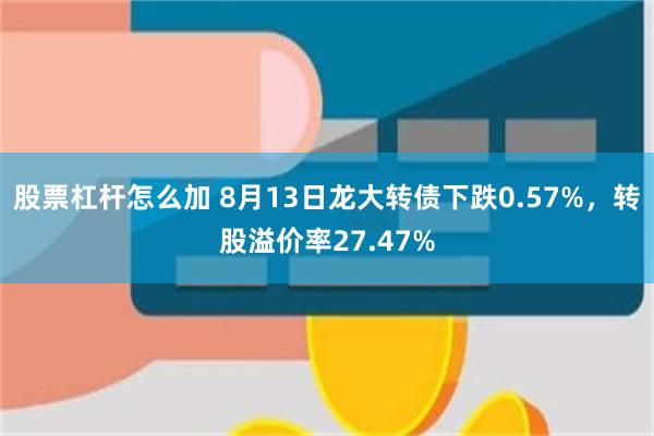 股票杠杆怎么加 8月13日龙大转债下跌0.57%，转股溢价率27.47%