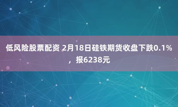 低风险股票配资 2月18日硅铁期货收盘下跌0.1%，报6238元